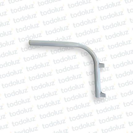 Brazo Curvo Metal 500x500mm (Lxh) p/ Alumbrado Publico (ø38mm-1.1/2´)