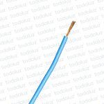 Cable Multifilar 1mm² Celeste 750V Antillama (x.1Metro) Inpaco