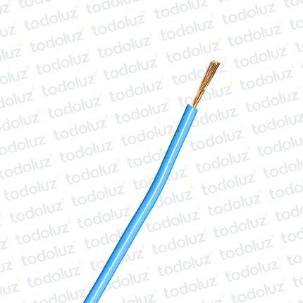Cable Multifilar 1mm² Celeste 750V Antillama (x.1Metro) Inpaco
