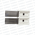 Tablero Exterior Plastico IP65 Din 24 Modulos c/ Tapa Fume T-Plast