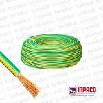 Cable Multifilar 6mm² Verde/Amarillo 750V Antillama (x.Rollo/100m) Inpaco