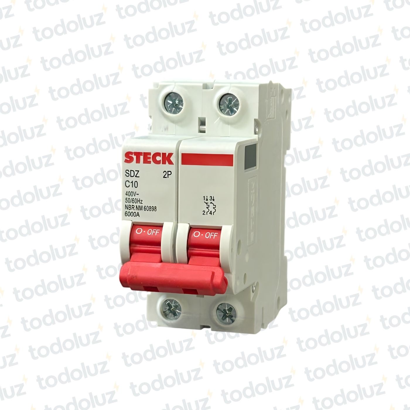 cf7a3b4e-e952-475d-b33a-04c5271f278f-12890.jpg Interruptor Termomagnetico Sist. Din 2P 10A 6ka C Steck