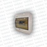 Tablero Exterior Plastico Din 8 Modulos c/ Tapa Fume