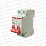 Interruptor Termomagnetico Sist. Din 2P 50A 6ka C Steck