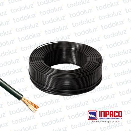 Cable Multifilar 4mm² Negro 750V Antillama (x.Rollo/100m) Inpaco