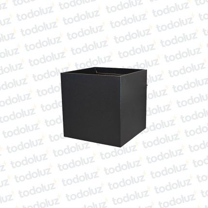 Aplique Ext. Bidireccional Regulable Cubo Negro 10W 6500°k (100x100x100mm) (57.073)