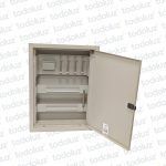 Tablero Embutir Metal Din 24 Modulos c/ Distribucion RST+N+T 63A Beige Cominsa