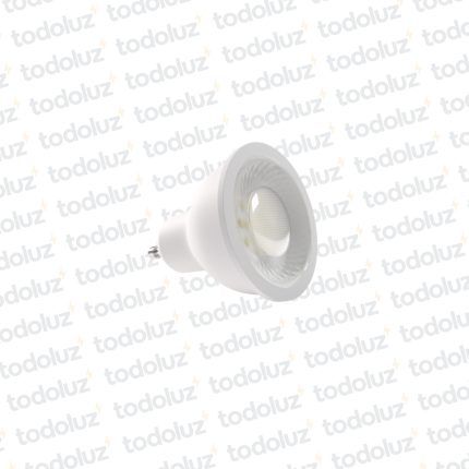 Lamp. Dicroica Led MR16 8W GU10 Luz Calida 3000°k 220Vac