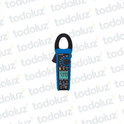 Pinza Amperometrica Digital (Corriente 600A ac)(Tension 1000Vdc/ac)(TRMS)(Cat.IV/600V) Minipa