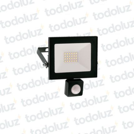 Proyector Multiled 20W Luz Fria 6500°k c/Sensor de Movimiento 220Vac Vivion