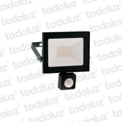 Proyector Multiled 50W Luz Fria 6500°k c/Sensor de Movimiento 220Vac Vivion