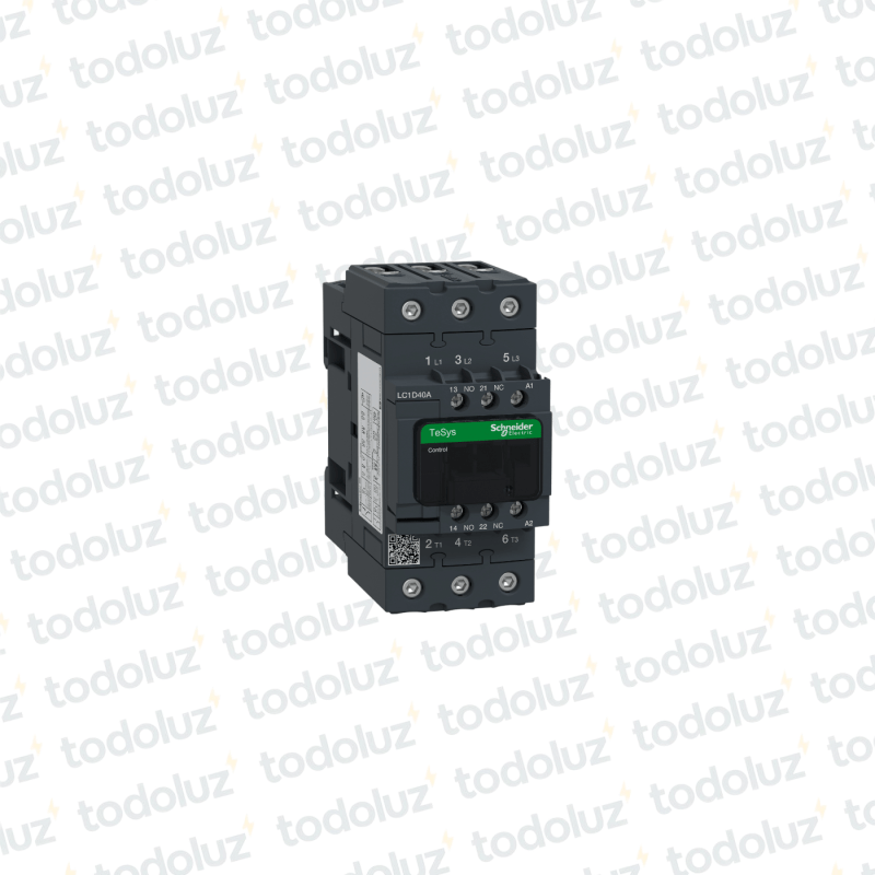 Contactor 40A/3P/18.5kW 1NO+1NC Bob.220Vac Mod.D-AP7 Premium Schneider