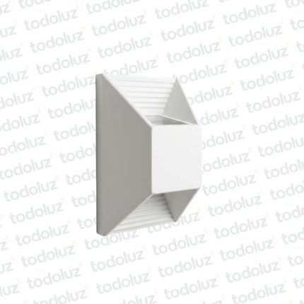 Aplique Ext. Bidireccional Blanco Det. Escalonado 1*G9 (57.486)