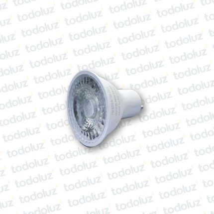 Lamp. Dicroica Led MR16 7W GU10 Luz Fria 6500°k 220Vac