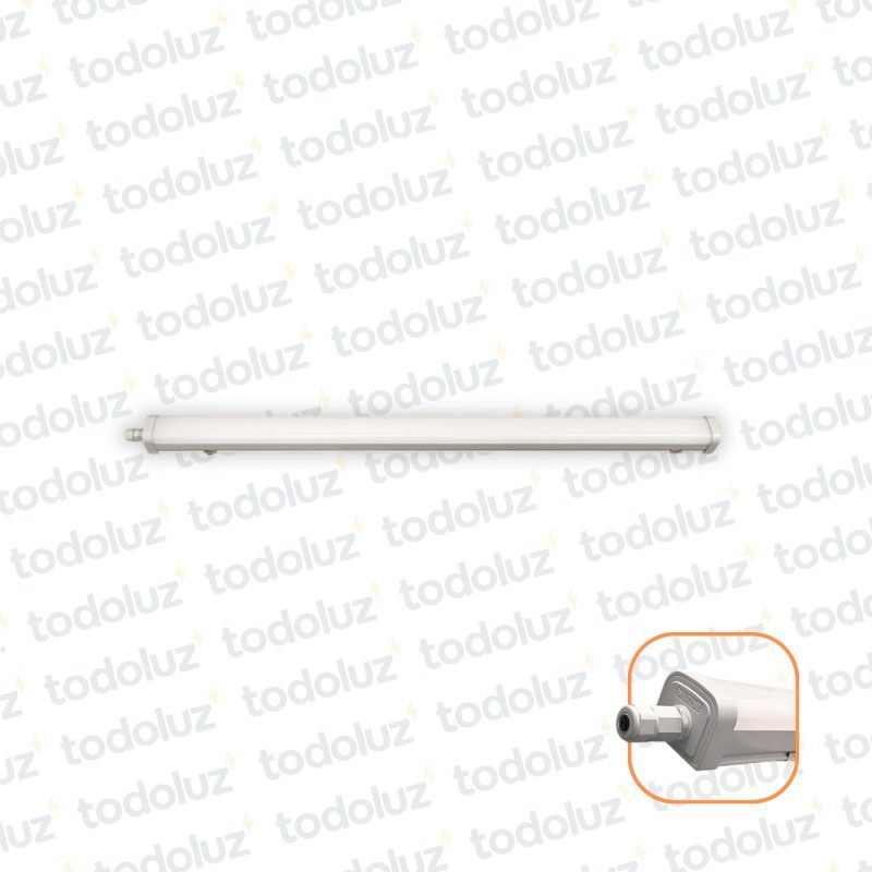 Artefacto Estanco Led 30W Luz Fria 6500°k 1200mm IP66 Philips