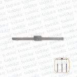 Base Platil Lineal Rectangular con PG p/ Colgante 3 Luces