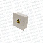 Caja de Paso Emb Metal 200x200x100mm Blanco c/ Tapa Cominsa