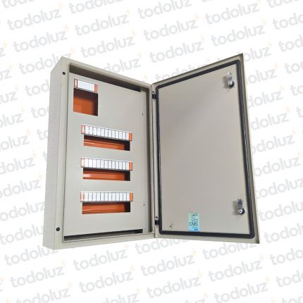 Tablero Exterior Metal Din 36 Modulos c/ Distribucion RST+N+T 160A Beige Cominsa