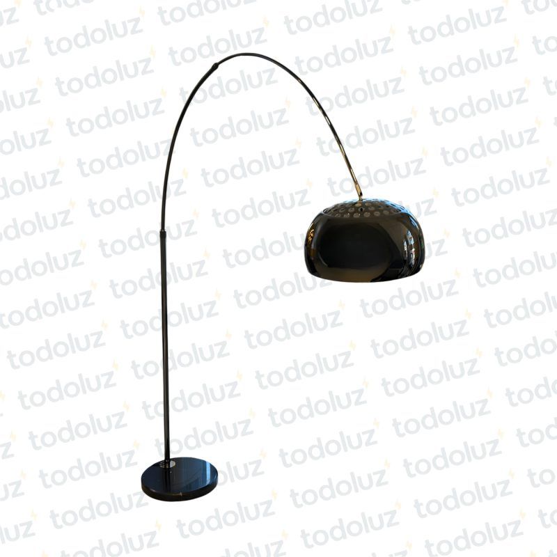 Luminaria de Piso Arco Extendible Peltre Base Marmol 1*E27 (56.129)