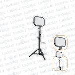 Luminaria Led 10W 600lm con Control Luz Ajustable Fria/Neutra/Calida y Soporte Tripode/Mesa 5Vdc