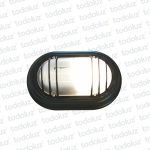 Tortuga Aluminio/Policarbonato Negro 210x136mm 1*E27 (57.008)