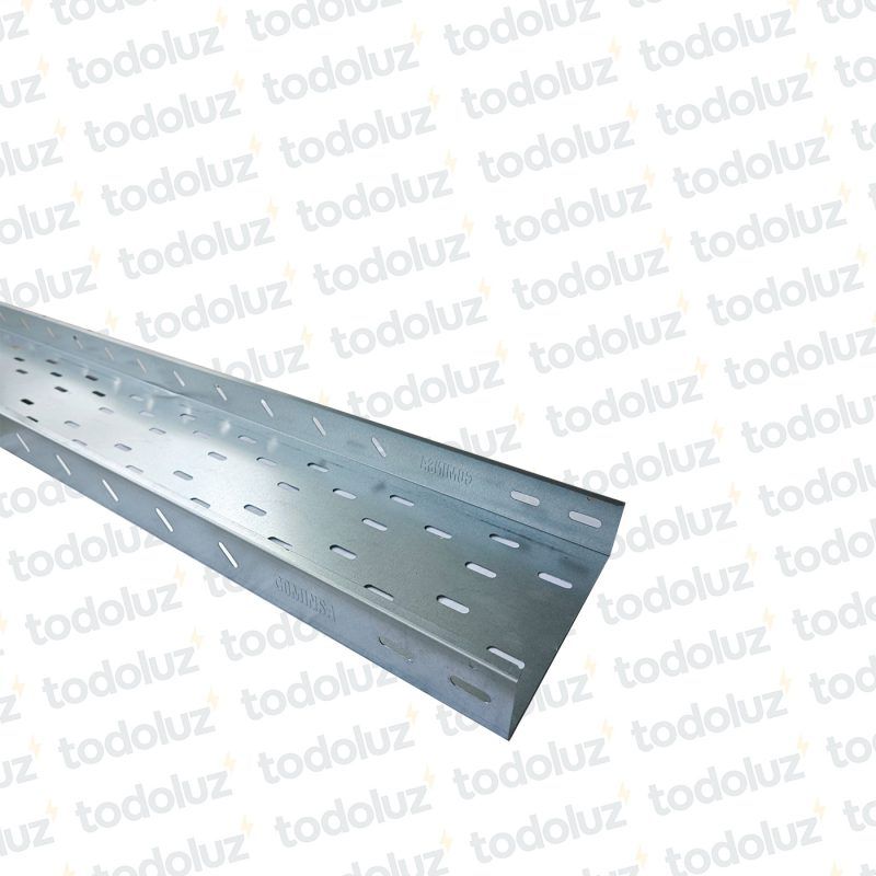 Bandeja Portacable T. Ranurado 200x50mm Chapa n°22 (x.Tira/3mts) Cominsa