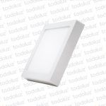 Panel Led Cuadrado p/ Adosar 18W Luz Fria 6500°k MG Lux