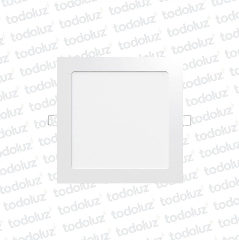 Panel Led Cuadrado p/ Embutir 12W Luz Fria 6500°k MG Lux