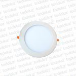 Panel Led Redondo p/ Embutir 18W Luz Fria 6500°k MG Lux