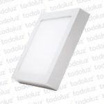 Panel Led Cuadrado p/ Adosar 18W Luz Calida 3000°k MG Lux