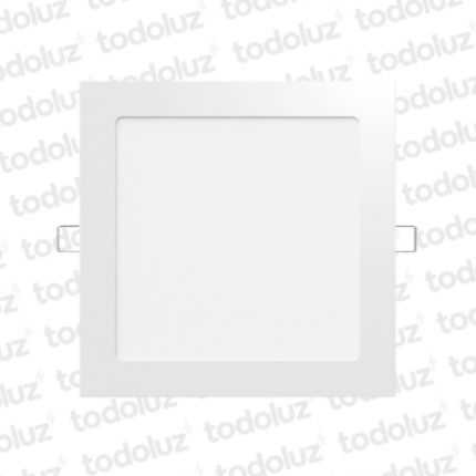 Panel Led Cuadrado p/ Embutir 18W Luz Calida 3000°k MG Lux