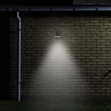 Aplique Exterior Negro Unidirecional 1*GU10 (57.463)