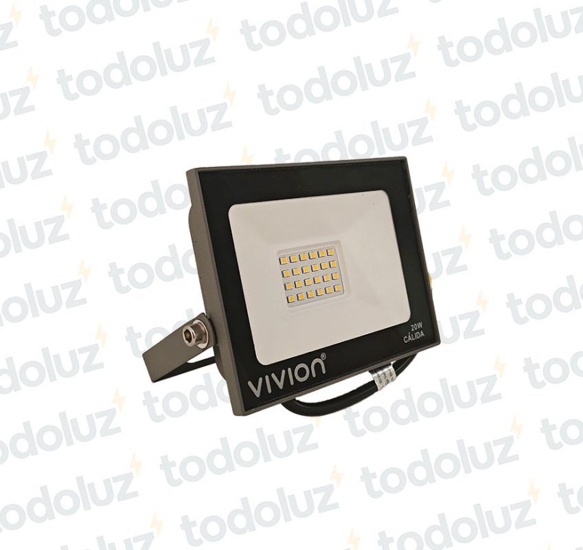 Proyector Multiled 20W Luz Calida 3000°k 220Vac Vivion