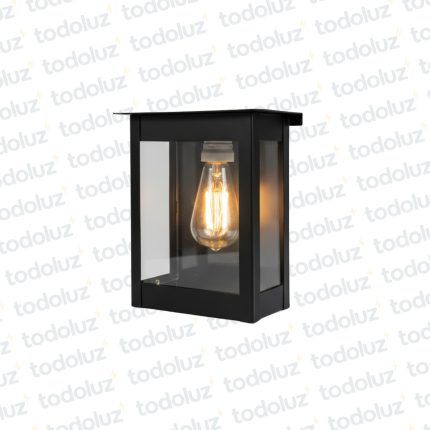 Farol Rectangular Tp. Apl. 1Base 3 Caras V. Transp. 1*E27 (55.092)