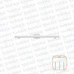 Base Blanca Lineal Rectangular con PG p/ Colgante 3 Luces