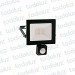Proyector Multiled 30W Luz Fria 6500°k c/Sensor de Movimiento 220Vac Vivion