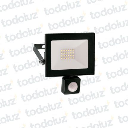Proyector Multiled 30W Luz Fria 6500°k c/Sensor de Movimiento 220Vac Vivion