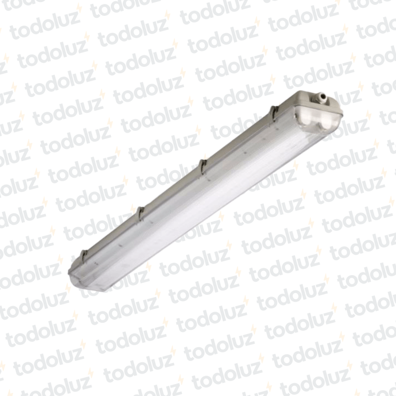 Artefacto Estanco p/ 2 Tubos 1200mm Philips