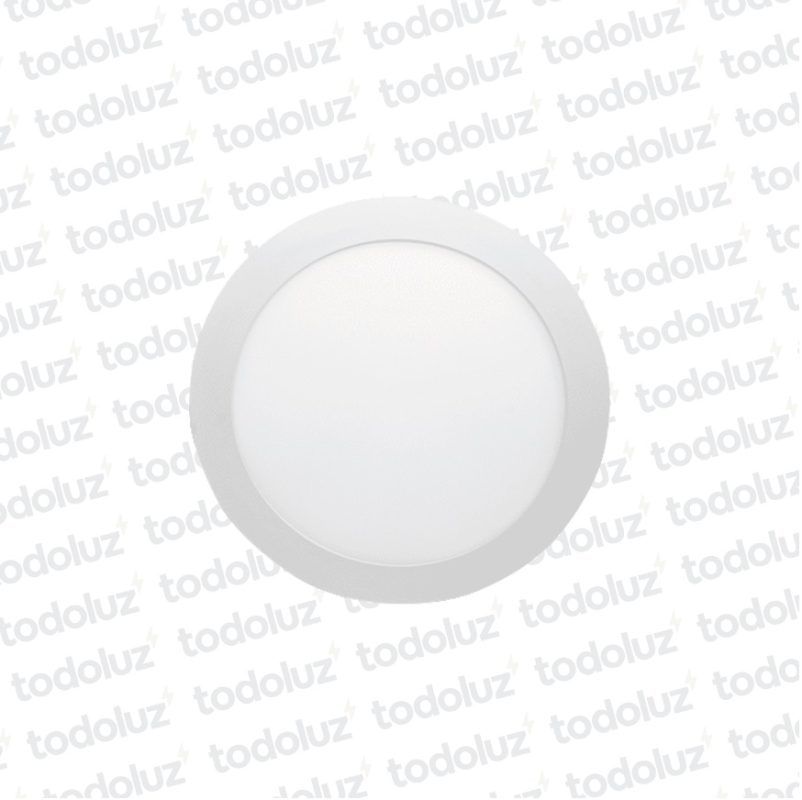 Panel Led Redondo p/ Embutir 18W Luz Fria 6500°k Taschibra