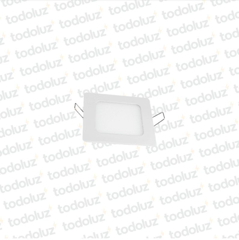 Panel Led Cuadrado p/ Embutir 6W Luz Fria 6500°k Taschibra