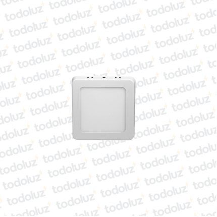 Panel Led Cuadrado p/ Adosar 6W Luz Fria 6500°k Taschibra