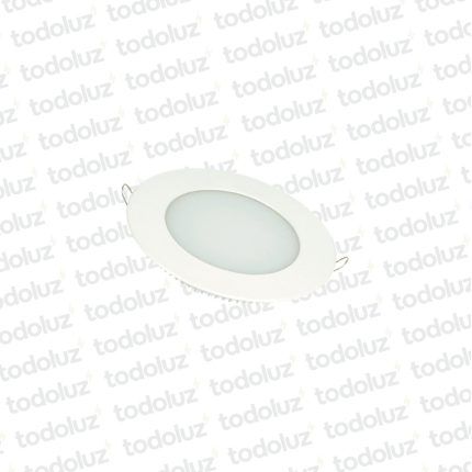Panel Led Redondo p/ Embutir 12W Luz Calida 3000°k Taschibra