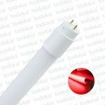 Tubo Led 1200mm 18W G13 Luz Roja 220Vac (Conexion en Dos Puntas)