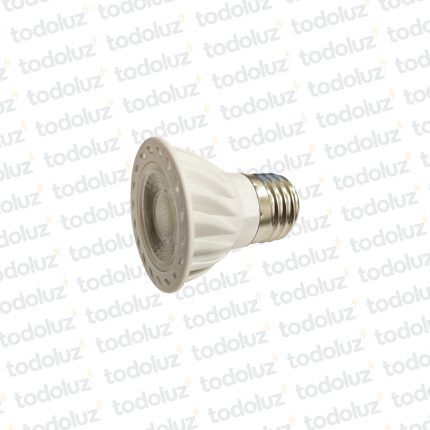 Lamp. Dicroica Led MR16 6W E27 Luz Fria 6500°k 220Vac