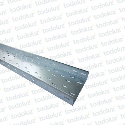 Bandeja Portacable T. Ranurado 300x50mm Chapa n°20 (x.Tira/3mts) Cominsa