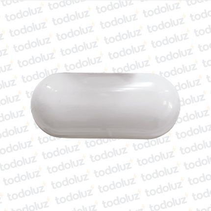 Tortuga Led Oval Blanco 12W 3000°k 165x75mm (57.071) (Liquidacion)