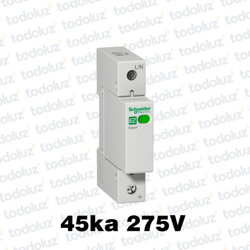 Descargador de Sobretension 1P 45ka 275V Din EZ9 Schneider