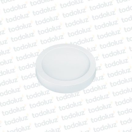 Panel Led Redondo p/ Adosar 12W Luz Neutra 4000°k Taschibra