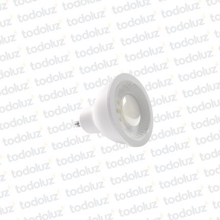 Lamp. Dicroica Led MR16 8W GU10 Luz Neutra 4000°k 220Vac