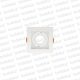 Spot Embutir Modular Cuadrado y Recuadro Blanco Movil MR16 1*GU10